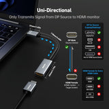 Computer Cables & Adapters: BENFEI 4K DisplayPort to HDMI Adapter, (2K 60Hz, 1080p 120Hz) Uni-Directional Display Port to HDMI Monitor Converter