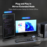 Computer Cables & Adapters: BENFEI 4K DisplayPort to HDMI Adapter, (2K 60Hz, 1080p 120Hz) Uni-Directional Display Port to HDMI Monitor Converter