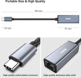 Computer Cables & Adapters: BENFEI USB-C to Ethernet Adapter (Thunderbolt 3 to RJ45)