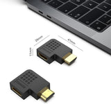 Computer Cables & Adapters: BENFEI HDMI Male to Female Right Angle 90 Degree Adapter
