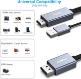 Computer Cables & Adapters: BENFEI  HDMI to DisplayPort Cable, 1.8M (6 Feet)