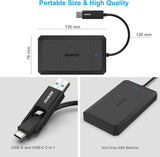 Hard Drives: BENFEI 2.5 Inch SATA to USB Tool Free External Hard Drive Enclosure