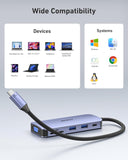 Desktops & Accessories: BENFEI 000359GY  11-in-1 USB C Hub Triple Display Docking Station Dual HDMI, VGA, 3xUSB 3.0, 10Gbps