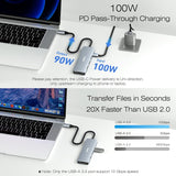 Desktops & Accessories: BENFEI USB C Hub 5-in-1 with 4K HDMI(Certified) Aluminum Case