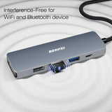 Desktops & Accessories: BENFEI USB C Hub 5-in-1 with 4K HDMI(Certified) Aluminum Case