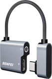 Computer Cables & Adapters: BENFEI USB C to Audio Jack Adapter with 60W Fast Charging