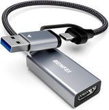 Computer Cables & Adapters: BENFEI Video/Audio Capture Card Supporting Full HD 1080P