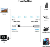 Computer Cables & Adapters: BENFEI Video/Audio Capture Card Supporting Full HD 1080P