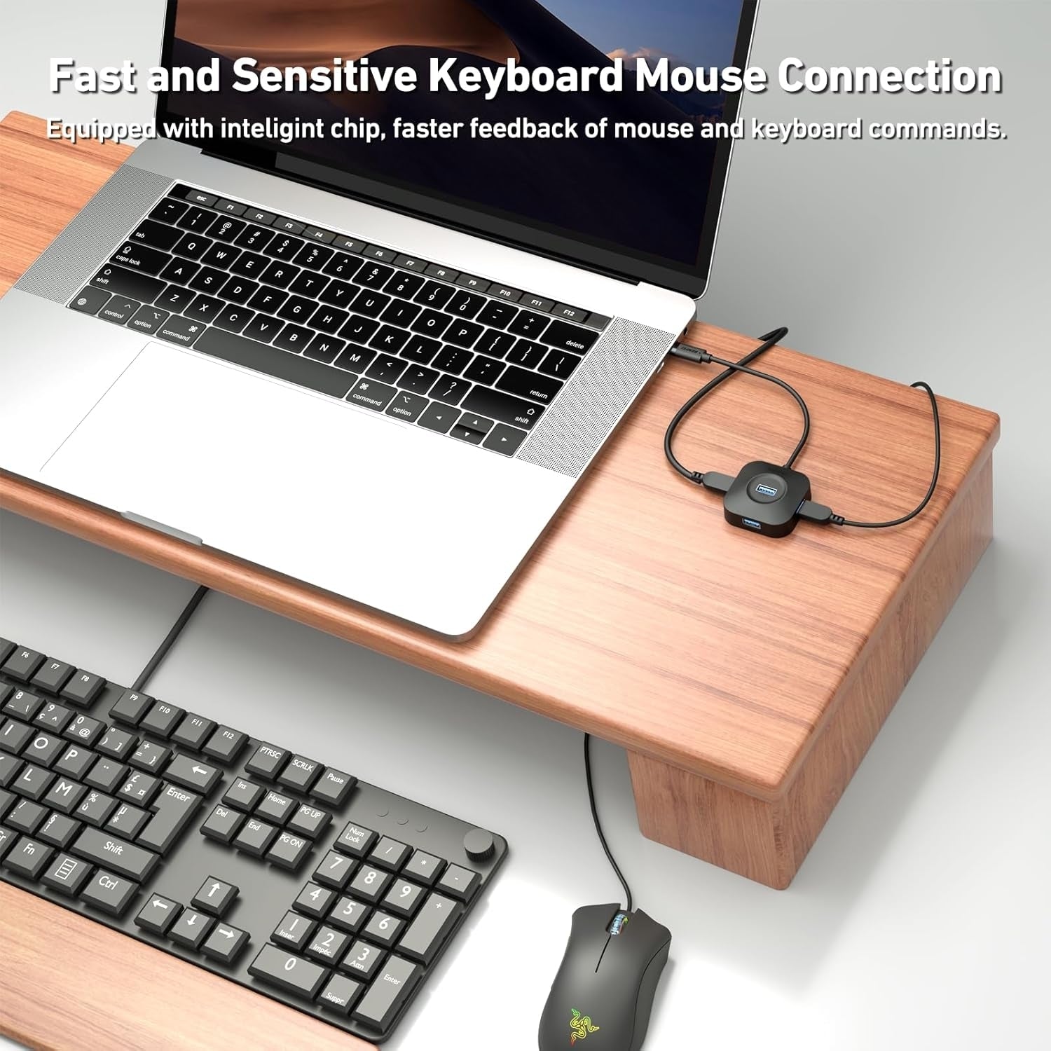 Desktops & Accessories: BENFEI 371BK USB-C 4-port USB 3.0 Hub