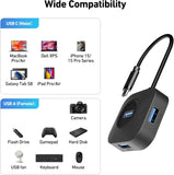 Desktops & Accessories: BENFEI 371BK USB-C 4-port USB 3.0 Hub