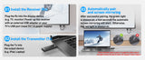 Computer Monitors & Accessories: BENFEI 374BK Wireless HDMI Transmitter and Receiver (30M) 1920 x 1080P@60Hz