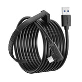 Phone Chargers: BENFEI 375BK-1M USB 3.0 to Right Angled USB-C PVC 1M