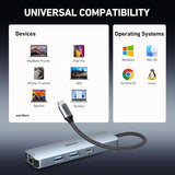 Desktops & Accessories: BENFEI 6-in-1 USB C Hub