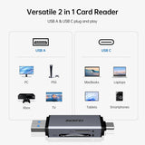 Desktops & Accessories: BENFEI SD Card Reader, USB C to SD Micro SD Card Memory Card  Adapter