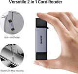 Desktops & Accessories: BENFEI SD Card Reader, USB C to SD Micro SD Card Memory Card  Adapter