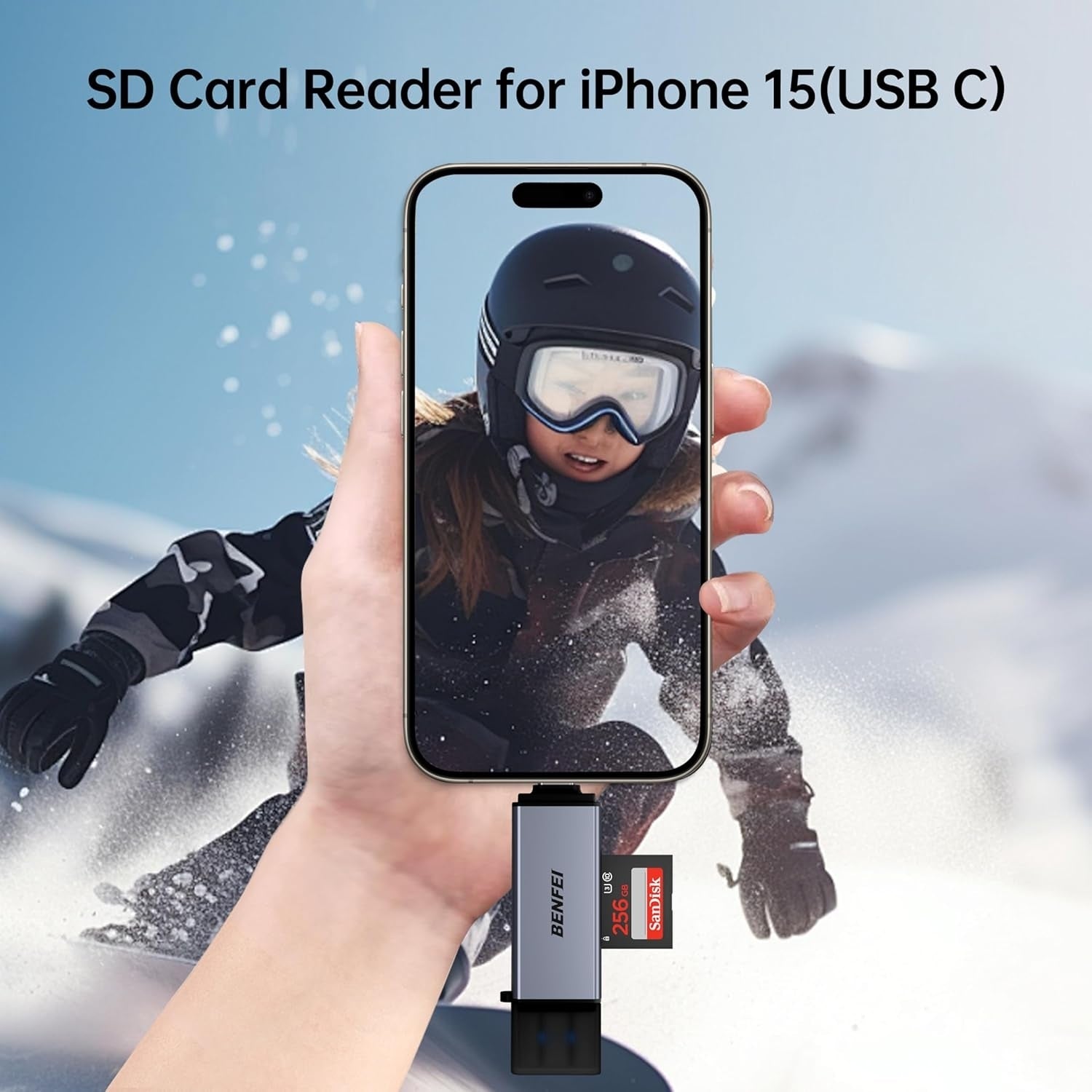 Desktops & Accessories: BENFEI SD Card Reader, USB C to SD Micro SD Card Memory Card  Adapter