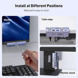 Desktops & Accessories: BENFEI 396GY USB-C 8-in-1 Docking HDMI 4K/60Hxz+USB-C(10G)+2xUSB-A(10G)+2xUSB2.0+RJ45+PD100W