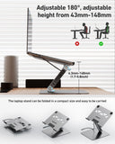 Laptop Stands: BENFEI 398GY TYPE-C 6-in-1 HDMI+USB-C(10G)+RJ45+2xUSB-A(10G)+PD