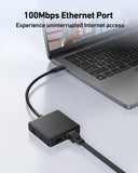 Desktops & Accessories: BENFEI 399BK 6-in-1 USB-C HUB to HDMI(8K)+USB3.2(10Gbps)+USB2.0x2+PD100W+RJ45 Black