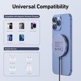 Computer Cables & Adapters: BENFEI 000401GY Magnetic Wireless Charger 15W Compatible with MagSafe Charger