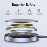 Computer Cables & Adapters: BENFEI 000401GY Magnetic Wireless Charger 15W Compatible with MagSafe Charger