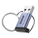 Computer Cables & Adapters: BENFEI 407GY USB Type-A to USB-C Adapter Male to Female Supporting 5V 3A Charging and 10Gbps Data Transmit