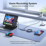 Desktops & Accessories: BENFEI 408GY USB-C to USB-C+A + PD (100W) Video/Audio Capture Card Supporting Full HD 1080P 60FPS for Streaming, Recording, Gaming