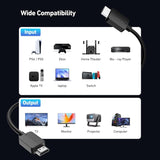 Computer Cables & Adapters: BENFEI 000415BK-2P 8K@ 60Hz V2.1 HDMI to HDMI Cable 1.8M , 2 Pack
