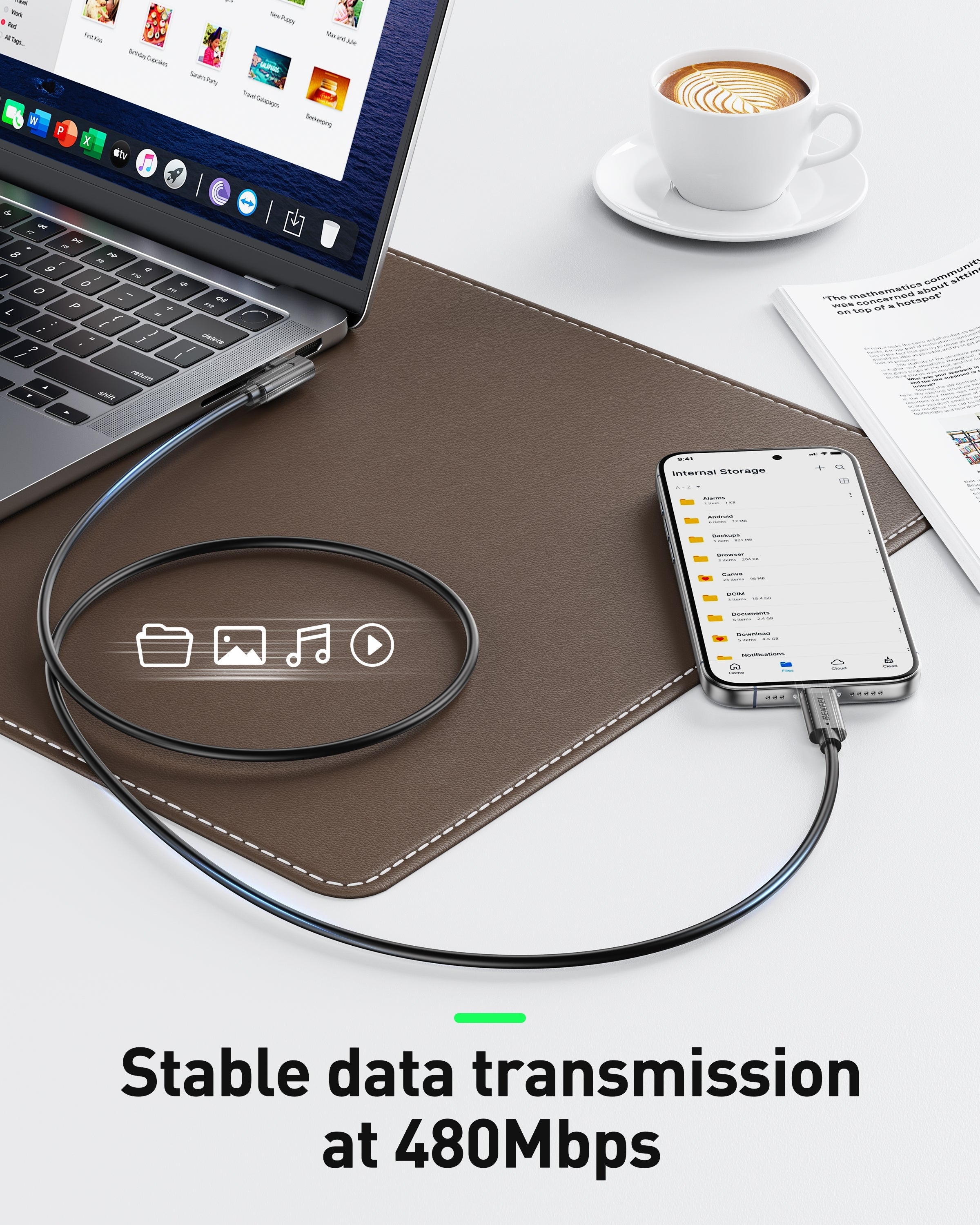Phone Chargers: BENFEI 428BK-3M USB C to Right Angle USB C Cable , 90-dgree Angled USB 2.0 Type C Charger Cable, 3A Fast Charging & 480Mbps Data Sync, Durable PVC