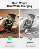 Phone Chargers: BENFEI 428BK-3M USB C to Right Angle USB C Cable , 90-dgree Angled USB 2.0 Type C Charger Cable, 3A Fast Charging & 480Mbps Data Sync, Durable PVC