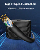 Computer Cables & Adapters: BENFEI 000701BK-305M CAT6 UTP 1000Mbps Waterproof Ethernet Cable 1000FT for Outdoor 305M (Unshielded)