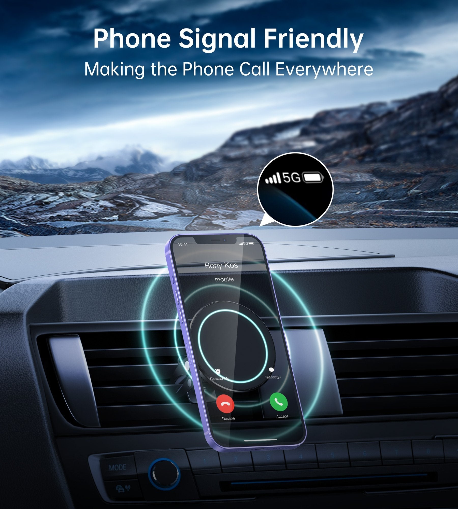 Car Mounts: CHOETECH AT0004 Magsafe iPhone 12 Magnetic Car Mount Car Air Vent Phone Holder