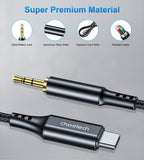 Computer Cables & Adapters: CHOETECH AUX006 Type-C To 3.5mm Audio Cable 1M