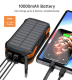 Power Banks & Chargers: CHOETECH B659 10000mAh Solar Power Bank