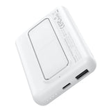 Phone Chargers: CHOETECH B662-WH USB-A + USB-C + Wireless Magnetic Power bank 5000mAh (White)
