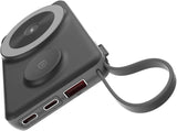 Phone Chargers: CHOETECH B695-BK 10000mAh 22.5W USB-A + USB-C x 2 + MagLeap Wireless Charge Power Bank Black