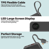 Phone Chargers: CHOETECH B695-BK 10000mAh 22.5W USB-A + USB-C x 2 + MagLeap Wireless Charge Power Bank Black