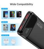 Power Banks & Chargers: CHOETECH B728 10000mAh Power Bank PD22.5W with Digital Display