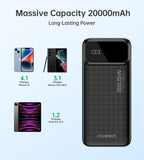 Power Banks & Chargers: CHOETECH B729 20000mAh Power Bank PD22.5W with Digital Display