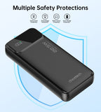 Power Banks & Chargers: CHOETECH B729 20000mAh Power Bank PD22.5W with Digital Display