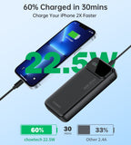 Power Banks & Chargers: CHOETECH B729 20000mAh Power Bank PD22.5W with Digital Display