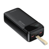 Power Banks & Chargers: CHOETECH B731 40000mAh Power Bank PD22.5W with Digital Display