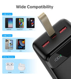 Power Banks & Chargers: CHOETECH B731 40000mAh Power Bank PD22.5W with Digital Display