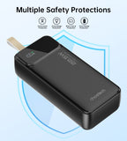 Power Banks & Chargers: CHOETECH B731 40000mAh Power Bank PD22.5W with Digital Display