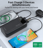 Power Banks & Chargers: CHOETECH B731 40000mAh Power Bank PD22.5W with Digital Display