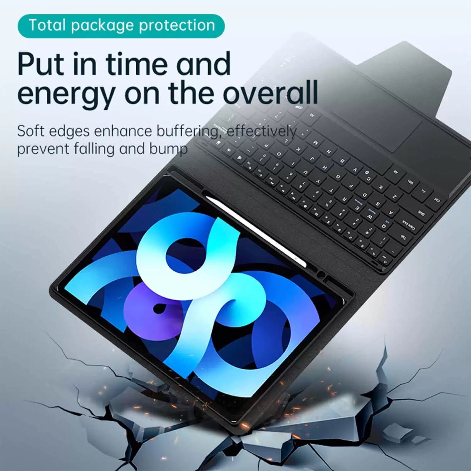 Keyboards & Accessories: CHOETECH BH-013 Wireless Keyboard for iPad Pro 10.2-inch