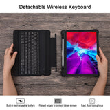 Keyboards & Accessories: CHOETECH BH-015 Bluetooth Keyboard with Touchpad and Backlight for iPad Pro 12.9 " (Black)