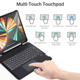 Keyboards & Accessories: CHOETECH BH-017 Bluetooth Keyboard with Touchpad and Backlight for iPad Pro 10.9 " (Black)