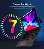 Keyboards & Accessories: CHOETECH BH-018 Wireless Keyboard with Touchpad and Backlight for iPad Pro 11 " (Black)