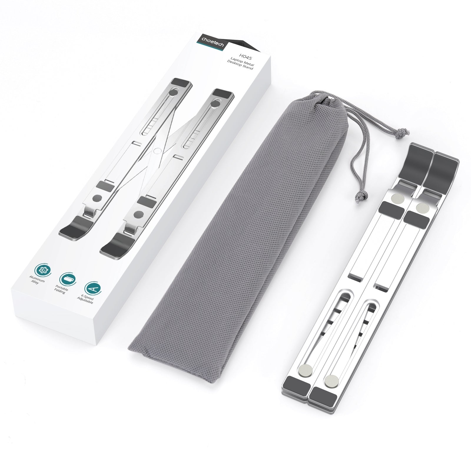 Camp Furniture: CHOETECH H045-SL Aluminum Foldable Laptop Stand